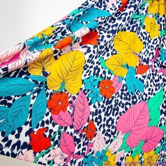 NEW Leota Wild Tropics‎ Justine Sleeveless Faux Wrap Dress, 2X - Picture 11 of 16